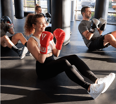 Woman Boxing