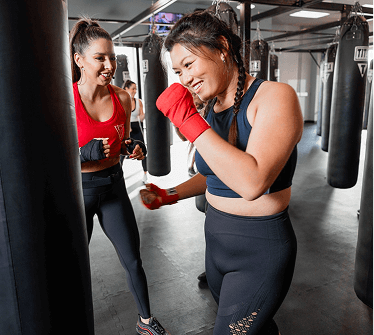 Woman Boxing